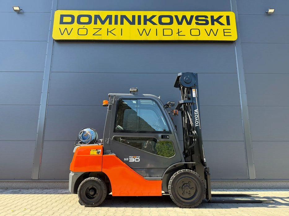 Toyota 02-8FGF30  wózek widłowy 2019R. LPG triplex WYNAJEM SPRZEDAŻ SERWIS