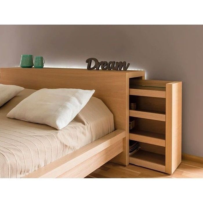 Cabeceira MALM IKEA cor carvalho