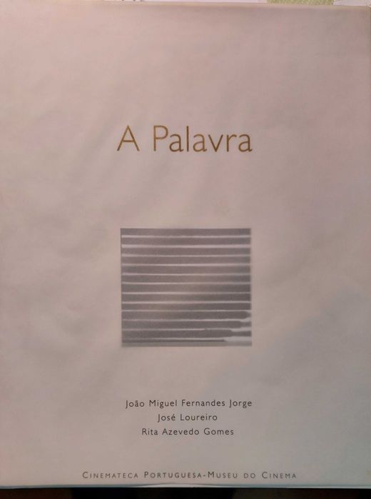 Livro "A Palavra" -  Cinemateca, 2007