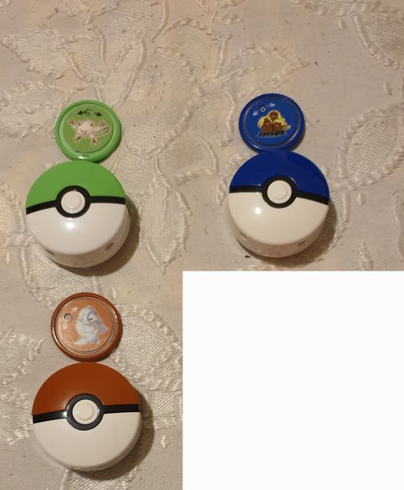 Pokebola com disco do pokemon (novos)