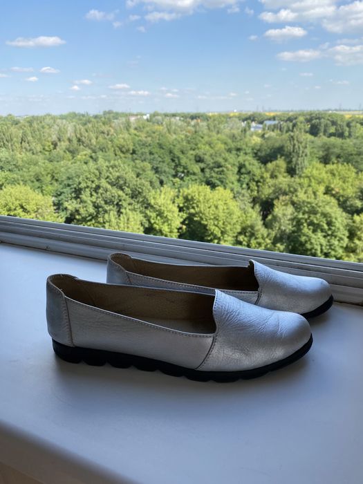 Балетки, лофери натуральна шкіра 39р