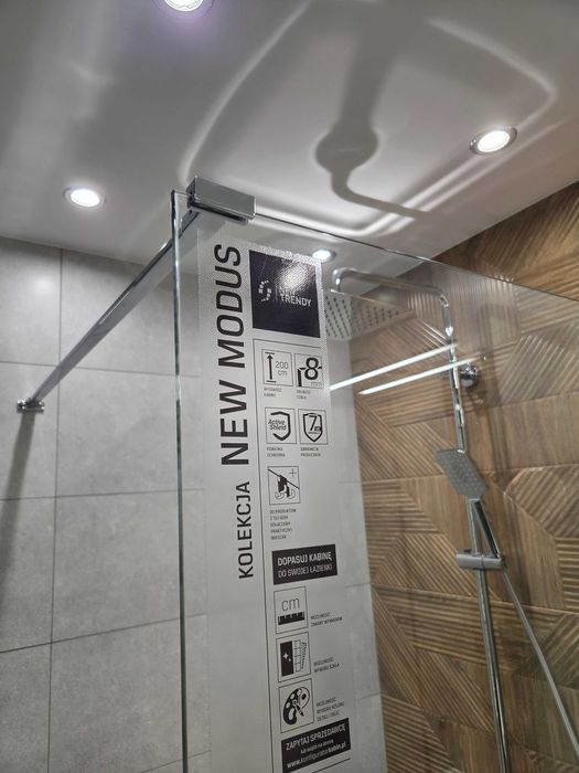 Ścianka Walk-in New-Modus NewTrendy chrom 100 cm