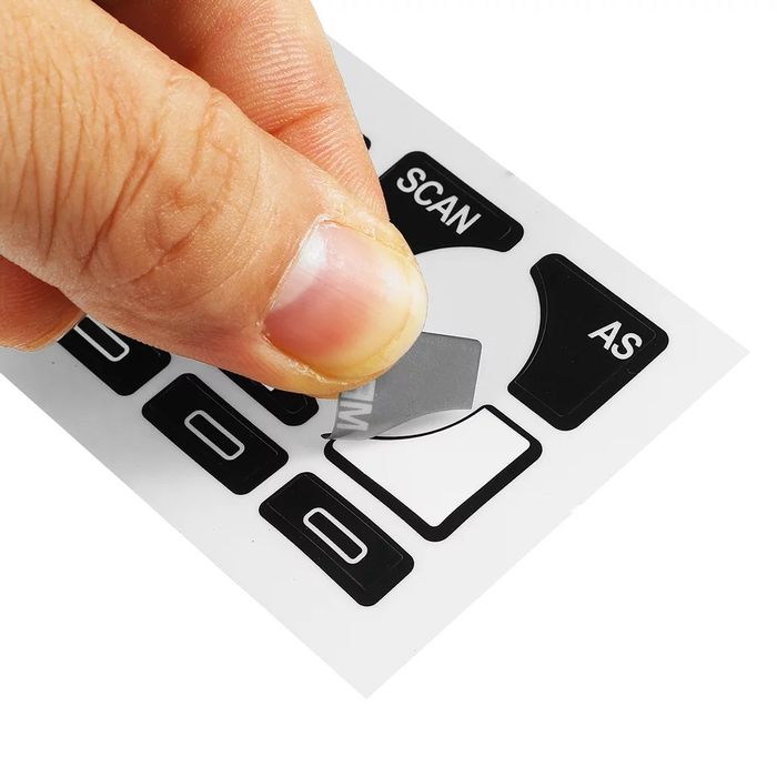 Kit reparação de botões em vinil para audi a4 b6 b7 a6 a2 a3 8l 8p