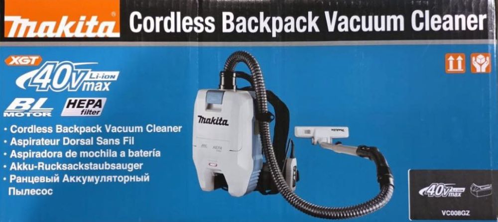 Makita VC 008gz-ранцевий пилисос 2025 р