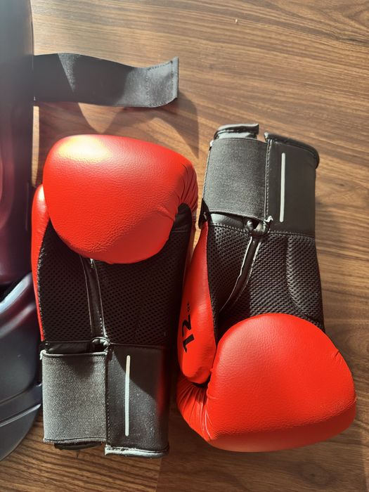 Luvas e caneleiras  boxe