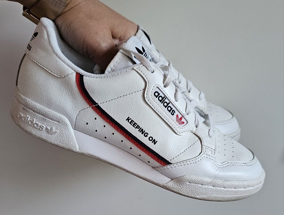 Adidas Continental 80 rozm 38 2/3 białe buty sportowe damskie męskie