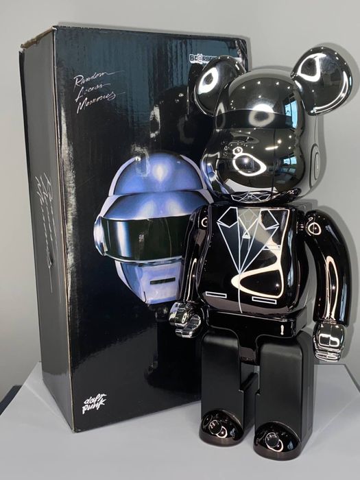 Колекційна іграшка BearBrick Silver 24см (Игрушка на подарок)