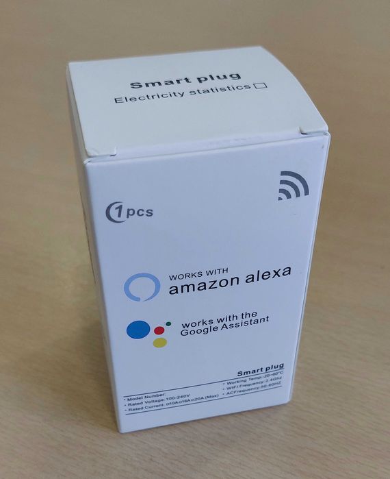 Tomada Inteligente Wi-Fi 16A Alexa e Google Assistant