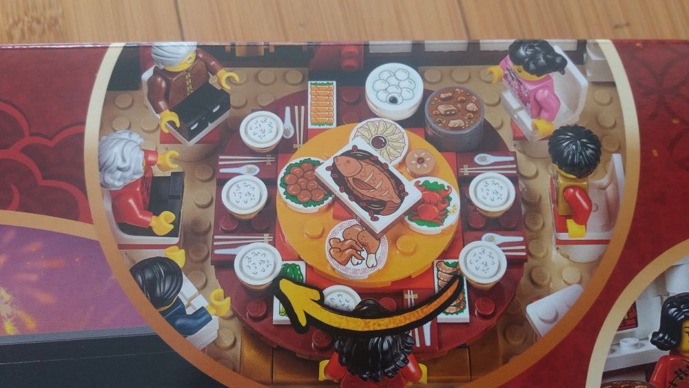 Lego 80101 New Year's Eve Dinner. Edição especial Ano Chinês. Selado