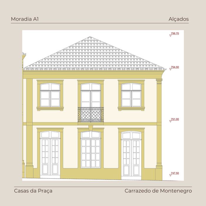 Moradia T3 em construção | Centro histórico da vila