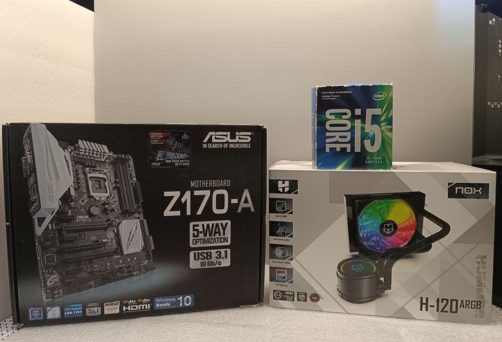 Computador Gaming Intel i5 7500 + Rog Strix GTX 1650 4Gb + 16 Gb RAM