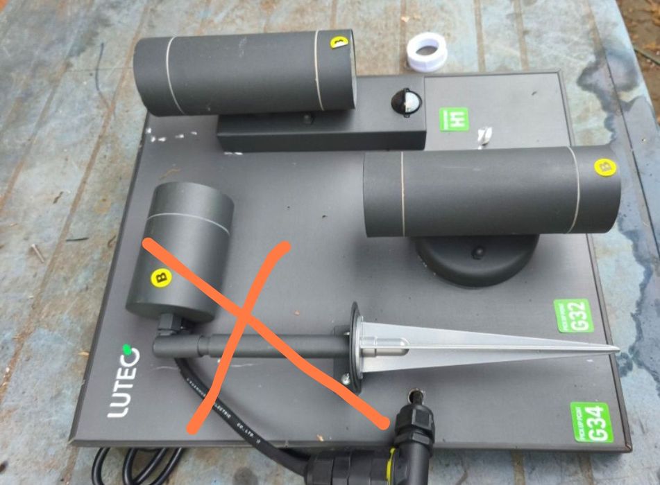 Lampa zewnętrzna kinkiet elewacyjny LED ledowa czujnik ruchu zmierzchu