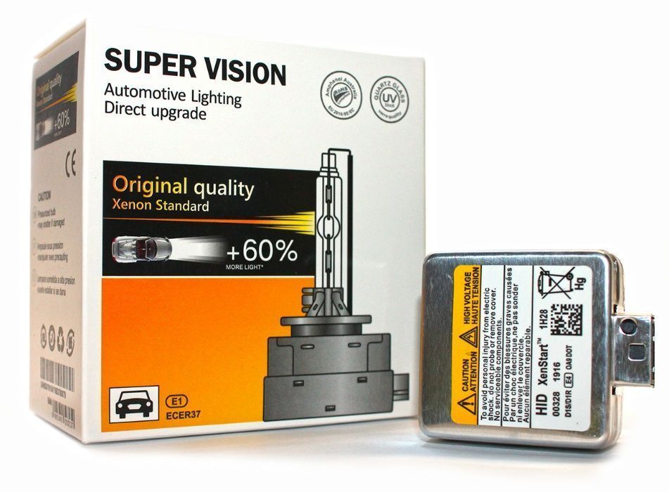 Лампа ксенонова D1S 35W Super Vision лампи бі ксенон штатні HID