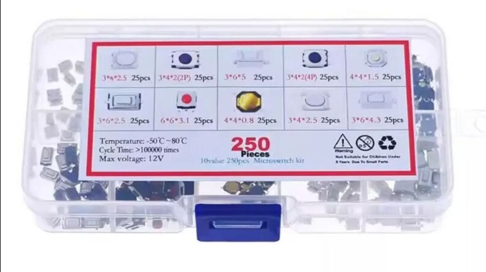 Microswitch, włącznik, Smd, przycisk