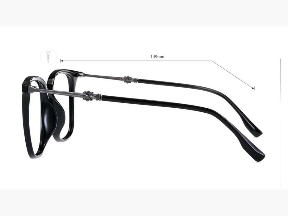 Óculos Firmoo novos com lentes de condução – Preto