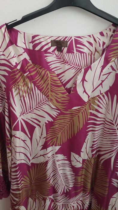 Vestido de senhora em seda Cortefiel