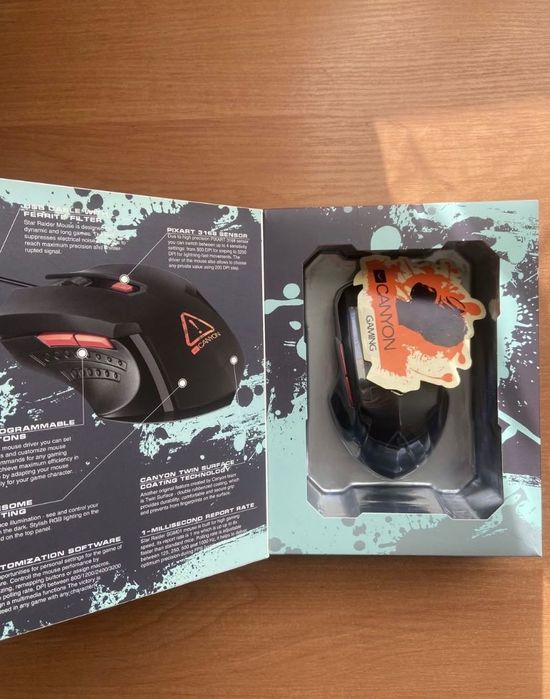 Компьютерная игровая мышь Canyon
cnd-sgm01rgb