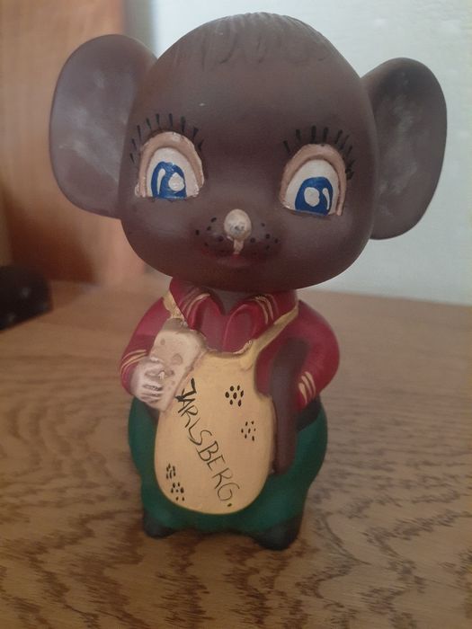 Figurka ceramiczna mysz lata 50 kolekcjonerskie