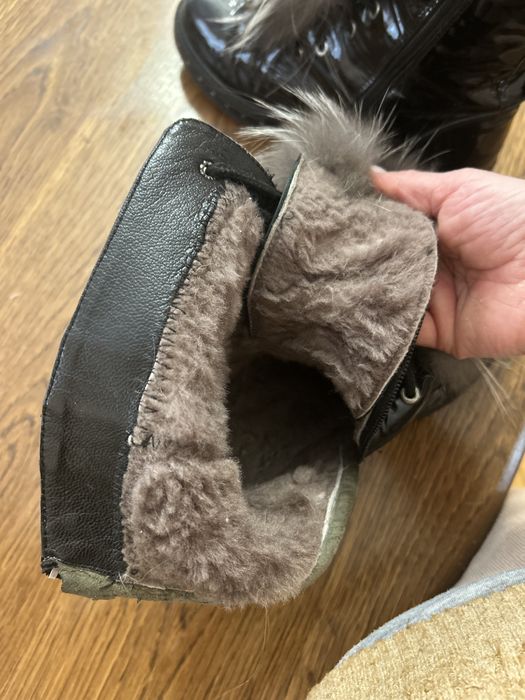 ботінки лакові