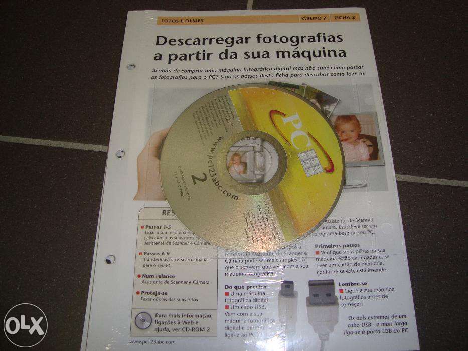Três CD e manuais c/ truques e dicas para o seu PC