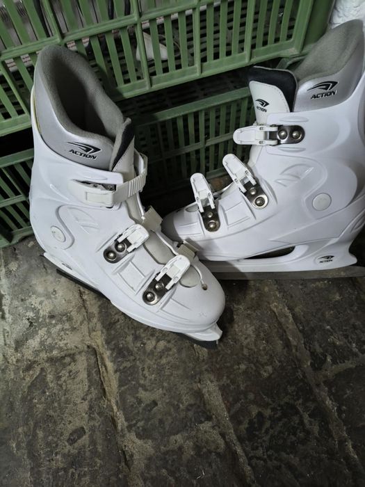 Łyżwy białe rozmiar 41