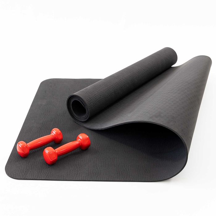 Набор для фитнеса: Коврик для спорта (каремат) + гантели ПВХ 2 шт.: 357 ...