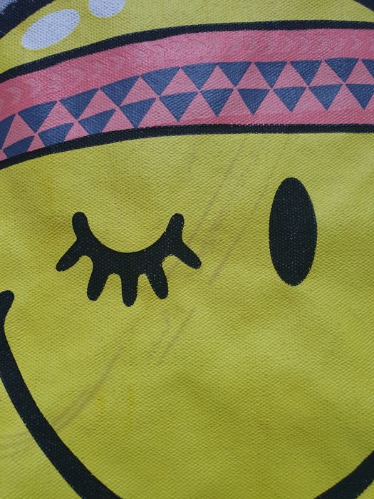 Torba płócienna z nadrukiem Smiley World