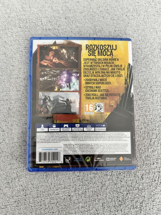 inFamous Second Son PS4 PS5 Gra Nowa Folia