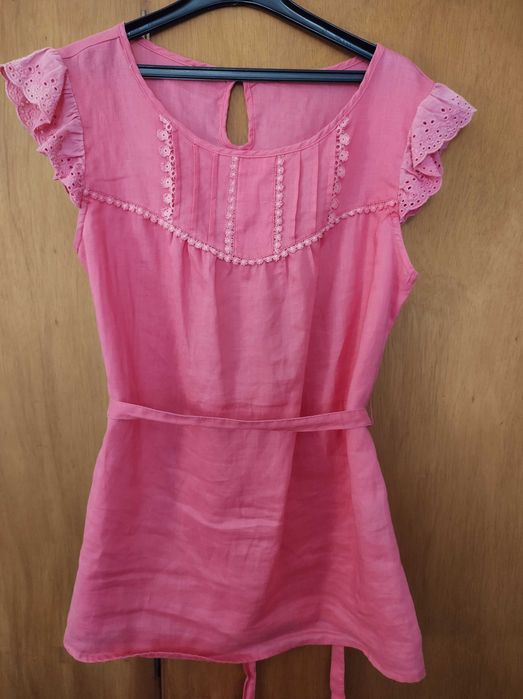 Blusa Rosa Bordados