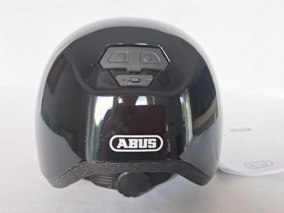 Kask rowerowy Abus Skurb Kid Shiny Black S 50-55cm BMX
