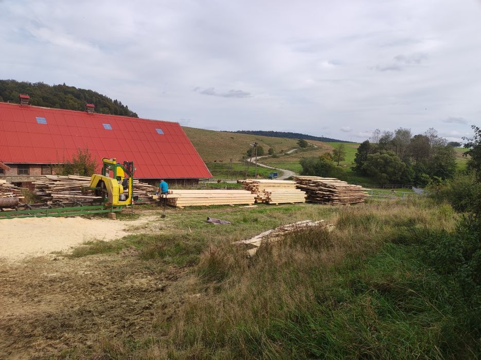 Usługi tartakiem mobilnym