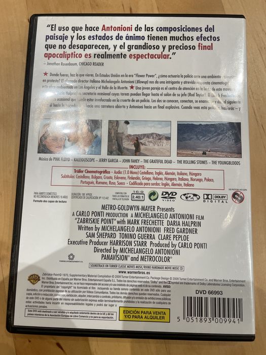 More, La Vallée  e Zabriskie Point - filmes com banda sonora dos Pink Floyd