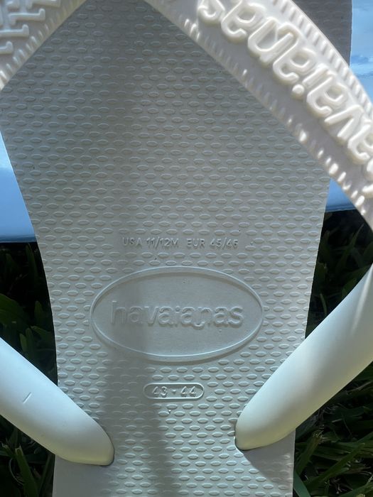 Havaianas brancas 43/44