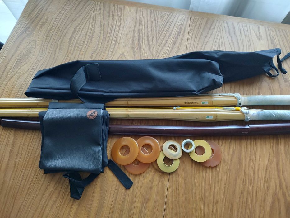 Kendo 2x shinai, boken