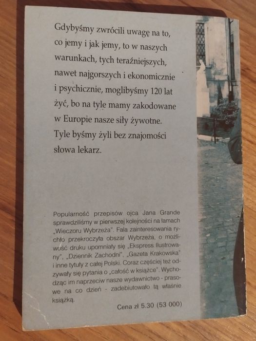 Ojca Grande przepisy na zdrowe życie