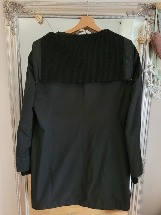 Czarna minimalistyczna parka, z bawełną, george, rL/M oversize