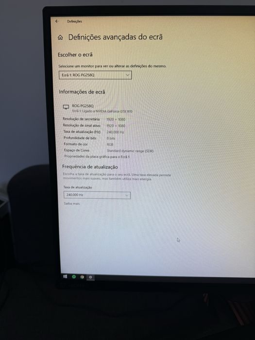 Monitor Asus Rog swift PG258Q 240hz64584477292675122