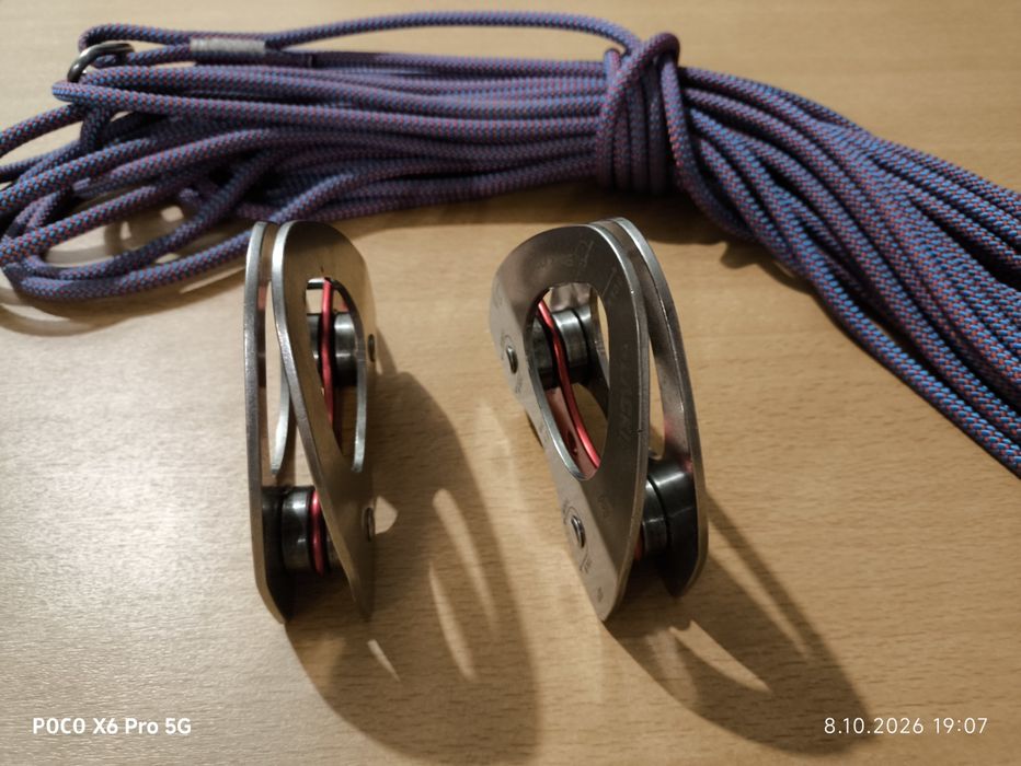 Bloczki Slackline Slackimoufle Quad Pulleys Slack Inov' – Komplet 2 szt.