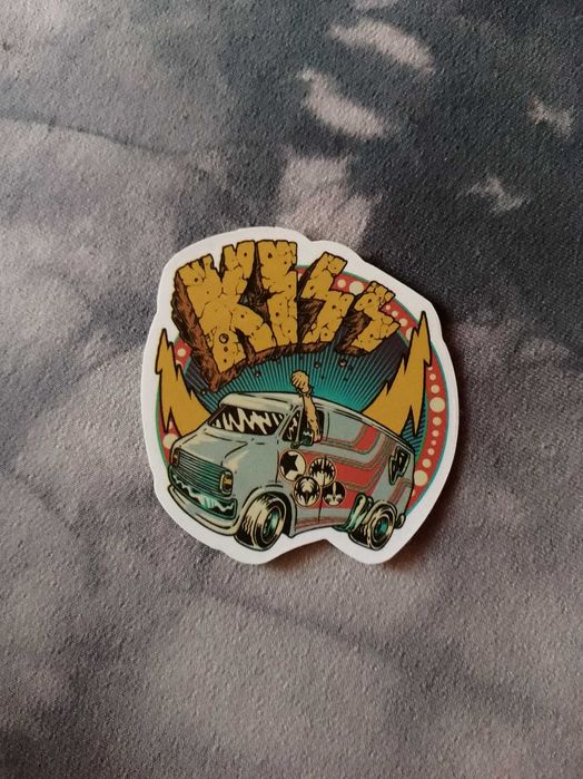 naklejka winylowa  kiss