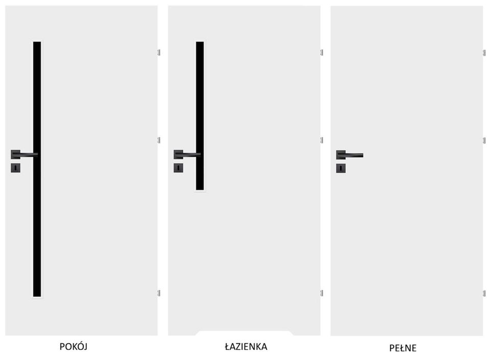 Drzwi wewnętrzne Gala białe Polski producent FV Gw24m