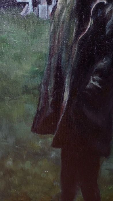 Obraz olejny nokturn