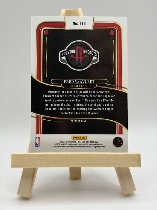 Fred VanVleet #118 Blue Prizm Panini Select
