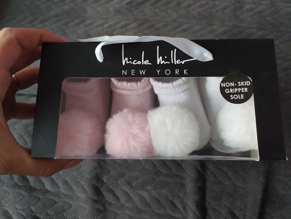 Skarpetki Nicole Miller, roz +3 mies. prezent babyshower