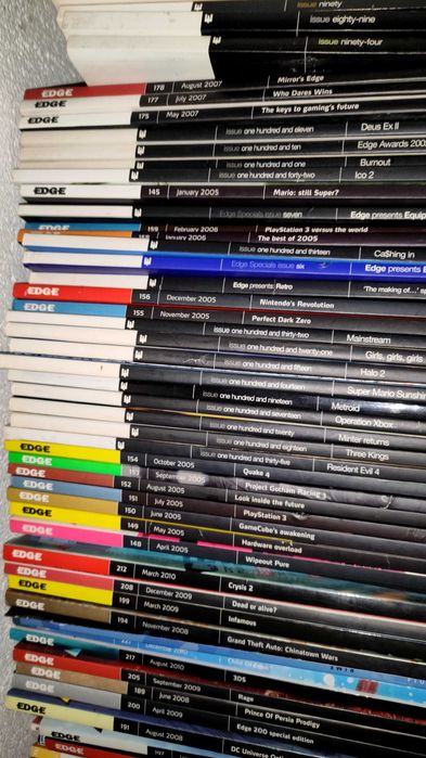 Coleção revista EDGE 200 revistas.