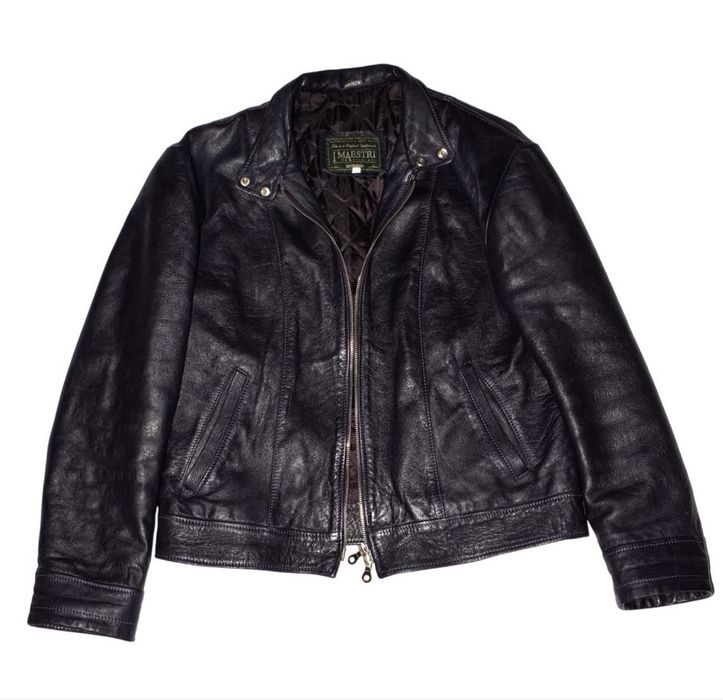 vintage leather jacket - купить мужскую одежду - Цена на OLX.ua