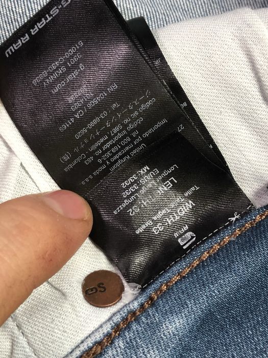 Чоловічі джинси G-Star RAW 3301 Skinny розмір 33/32 стан нових