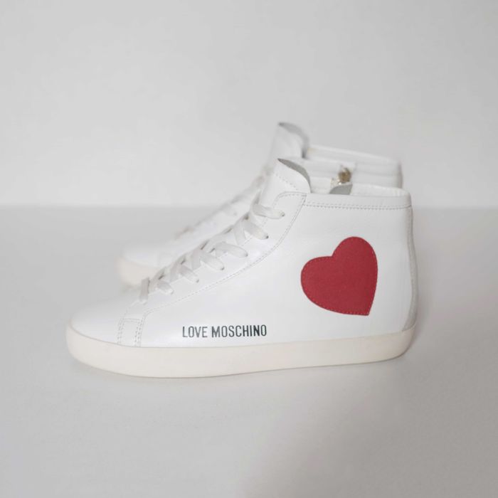 Кросівки Love Moschino Hi Top leather 38 розмір оригінал нова пара