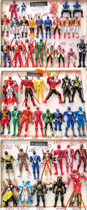 Фігурки рейнджеры фигурки скуби-ду хи-мен бен 10 годзилла атом гормиты