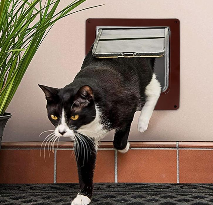 Drzwiczki dla kotka, małego pieska do wychodzenia na zewnątrz, rozm. L