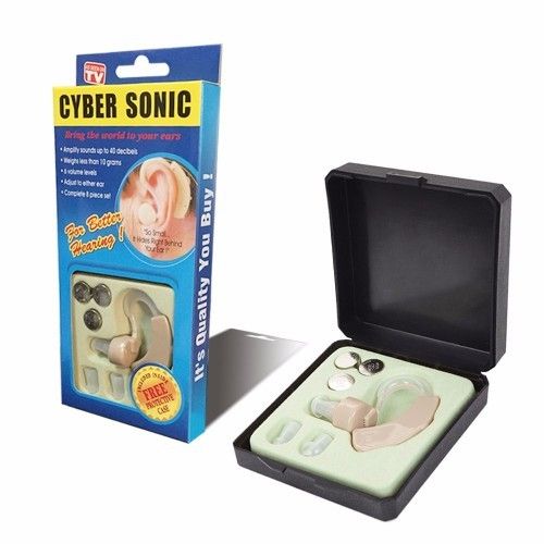 Слуховий апарат Cyber ​​Sonic підсилювач звуку + 3 батарейки